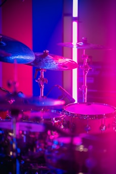 man playing drum on stage