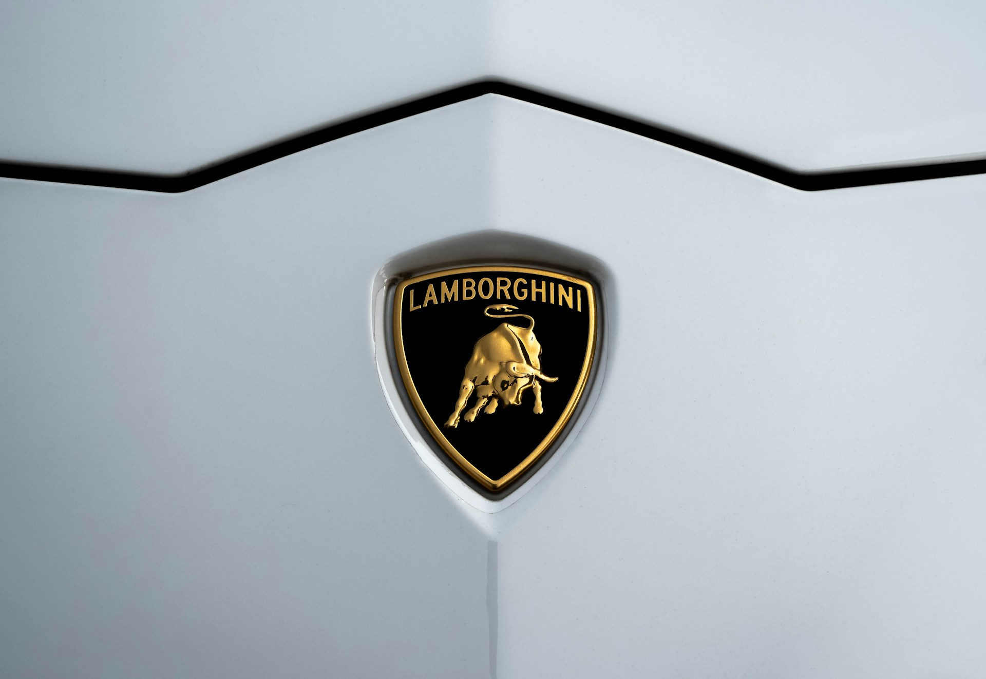 gold and black heart shaped logo