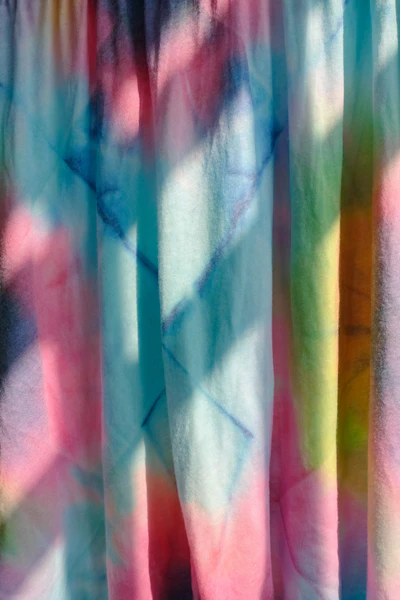 Adire Tie-Dye Maxi Dress