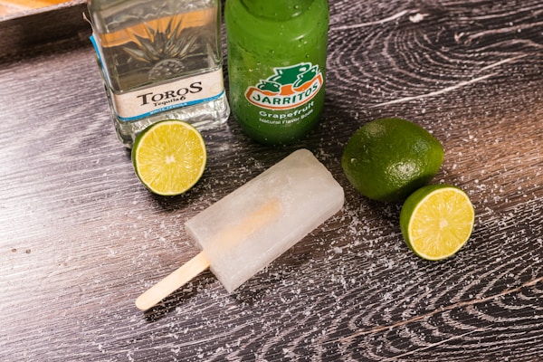 Green and white sprite can