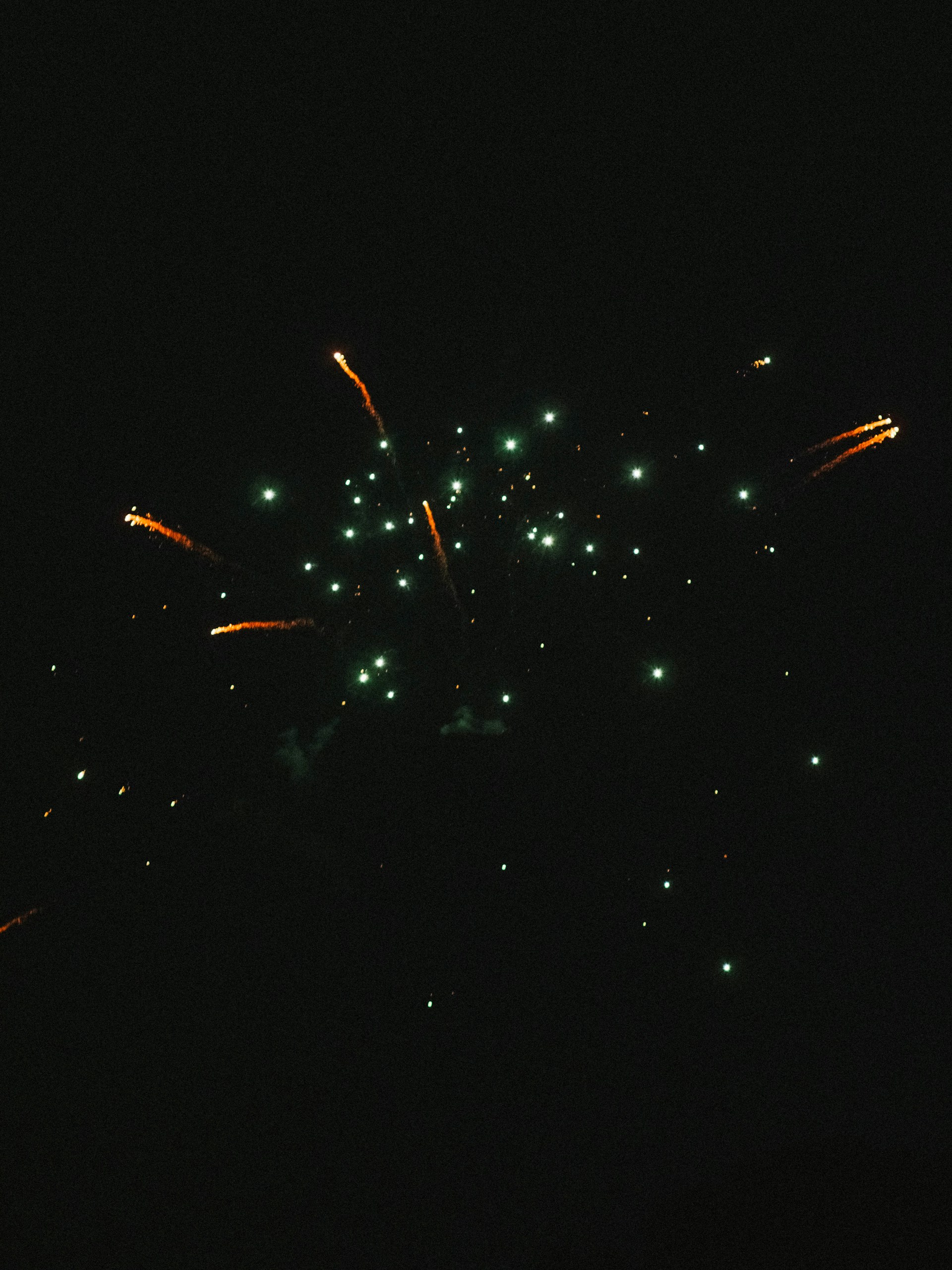 red and yellow fireworks display during night time