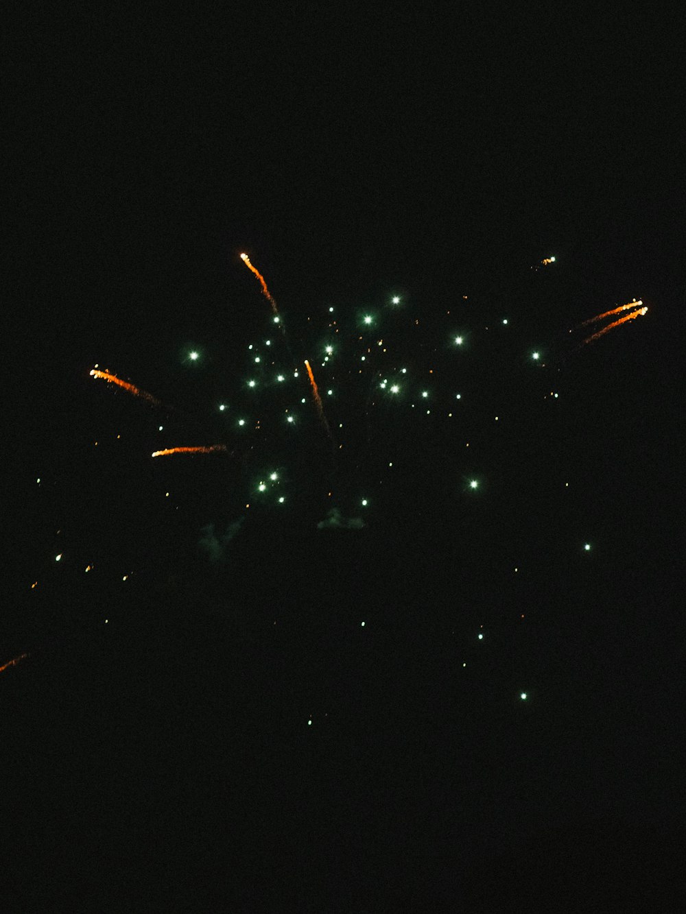 red and yellow fireworks display during night time