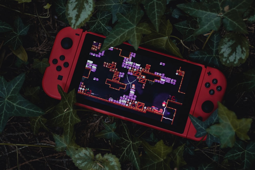 red and black nintendo switch