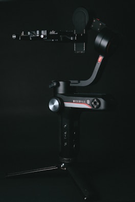 black and gray video camera