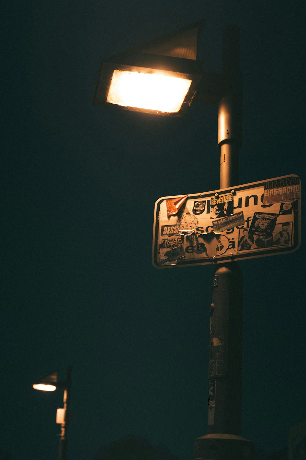 black and white street sign