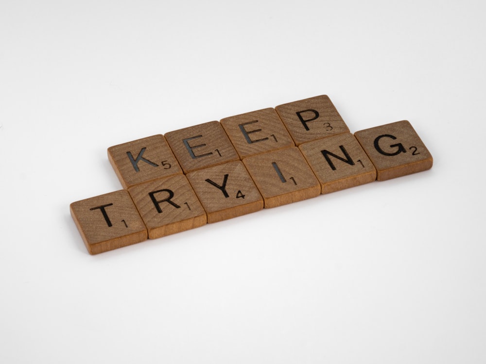 brown wooden blocks on white surface