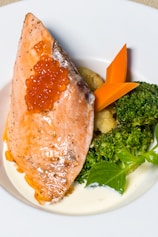 cooked fish on white ceramic plate-topic-How Much Fats Do You Need