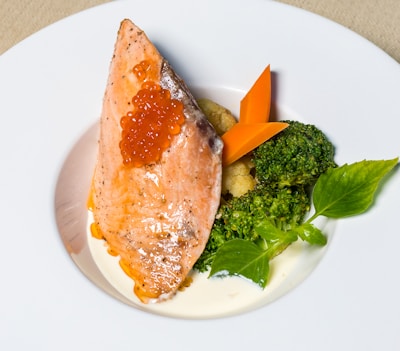 cooked fish on white ceramic plate-topic-How Much Fats Do You Need