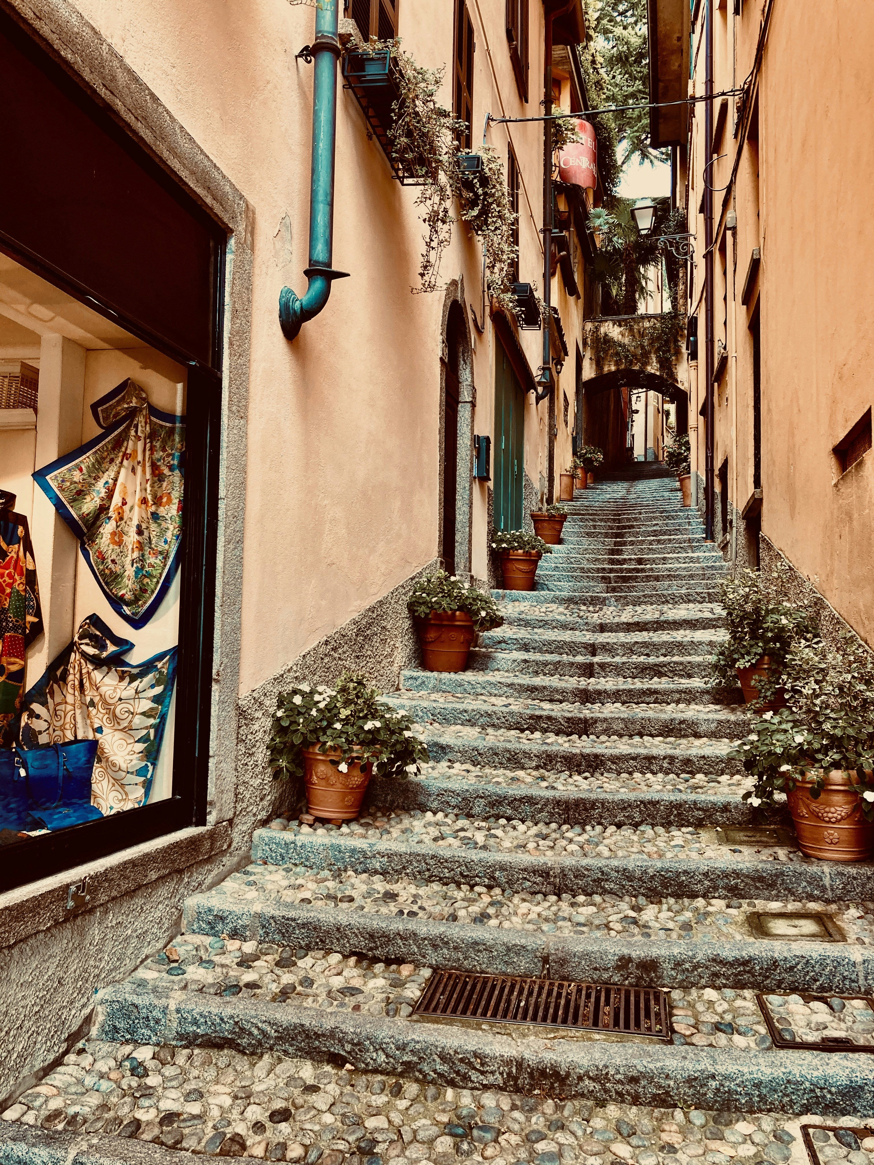 Alley in Bellagio, Lake Como - Italy