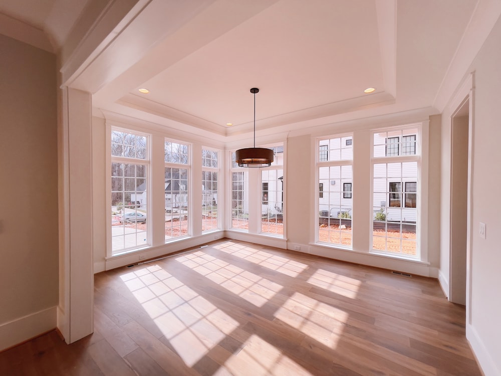 white and brown room interior