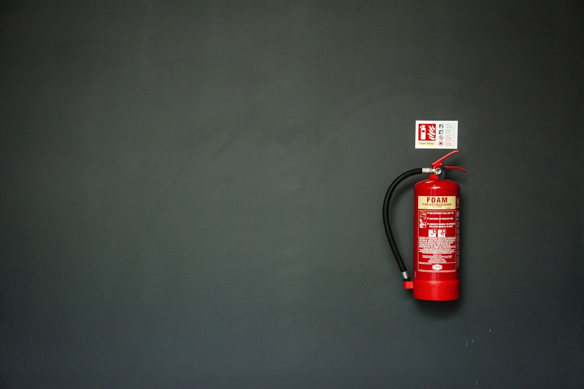 Fire Extinguisher Testing image background image