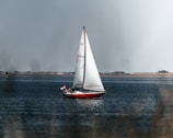 red and white sailboat on sea during daytime