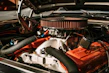 A detailed shot of a Toyota 2020 Camry AC compressor