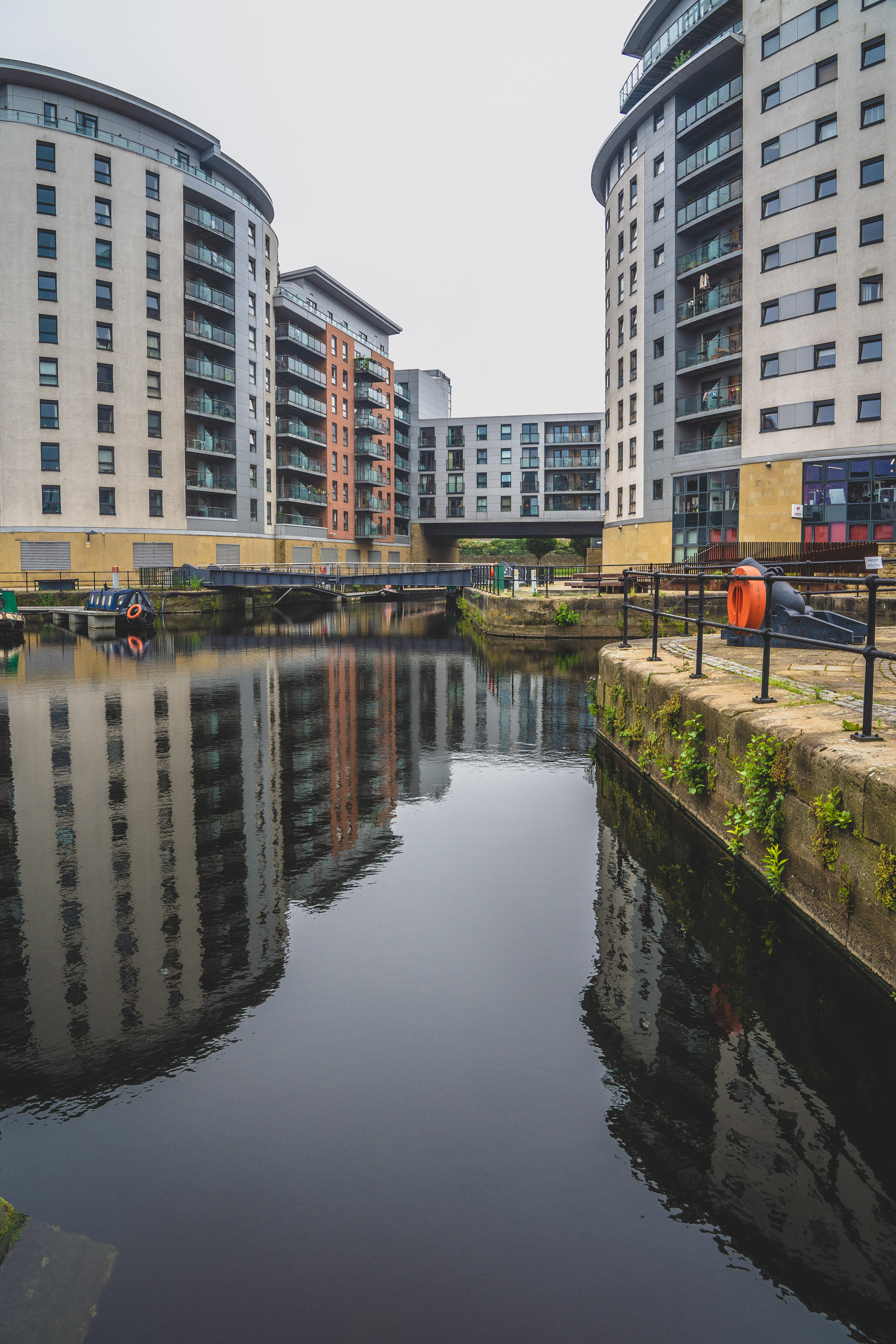 Green space and water in Liverpool