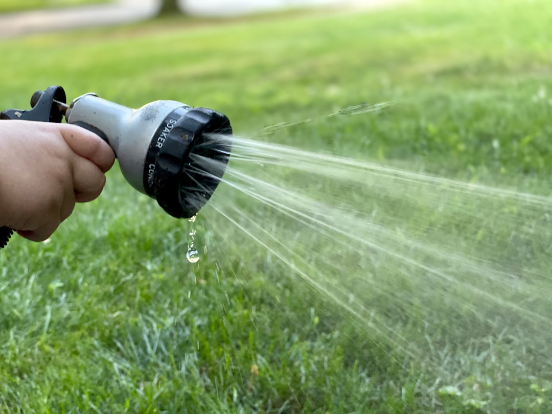 National Centre for Excellence - Watering the grass