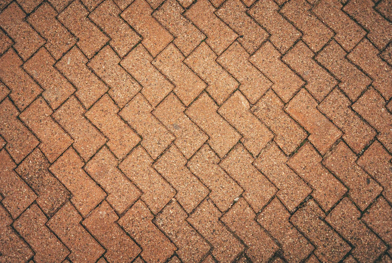 Interlocking brick driveway repair project in Rexdale