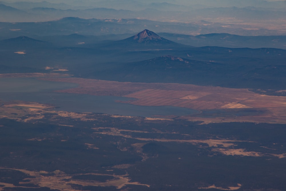 aerial view of mountains during daytime