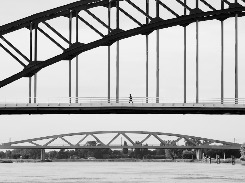 gray metal bridge during daytime