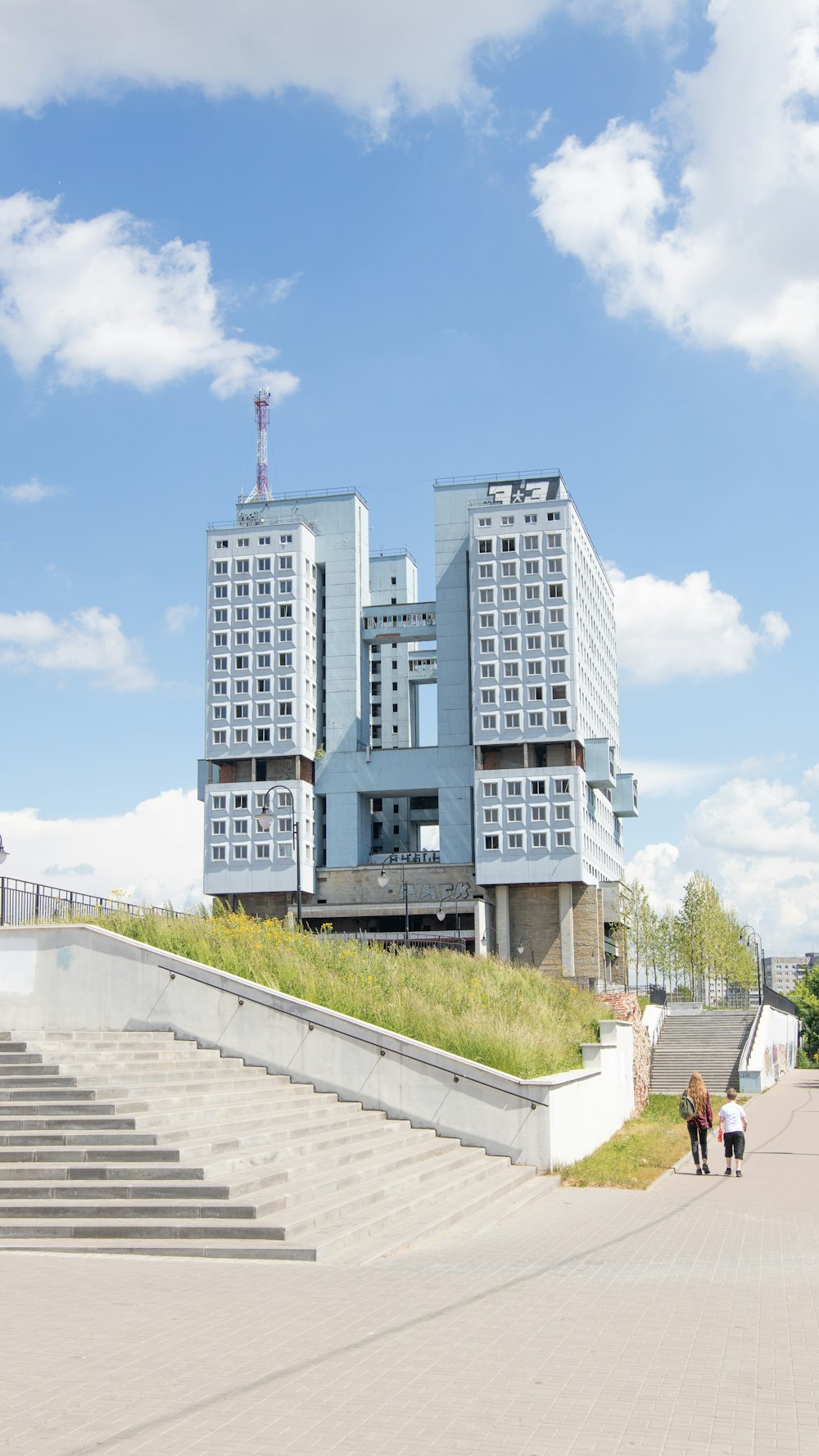 white and black concrete building during daytime