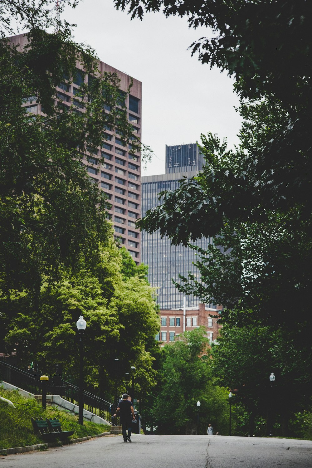 green trees near brown concrete building during daytime