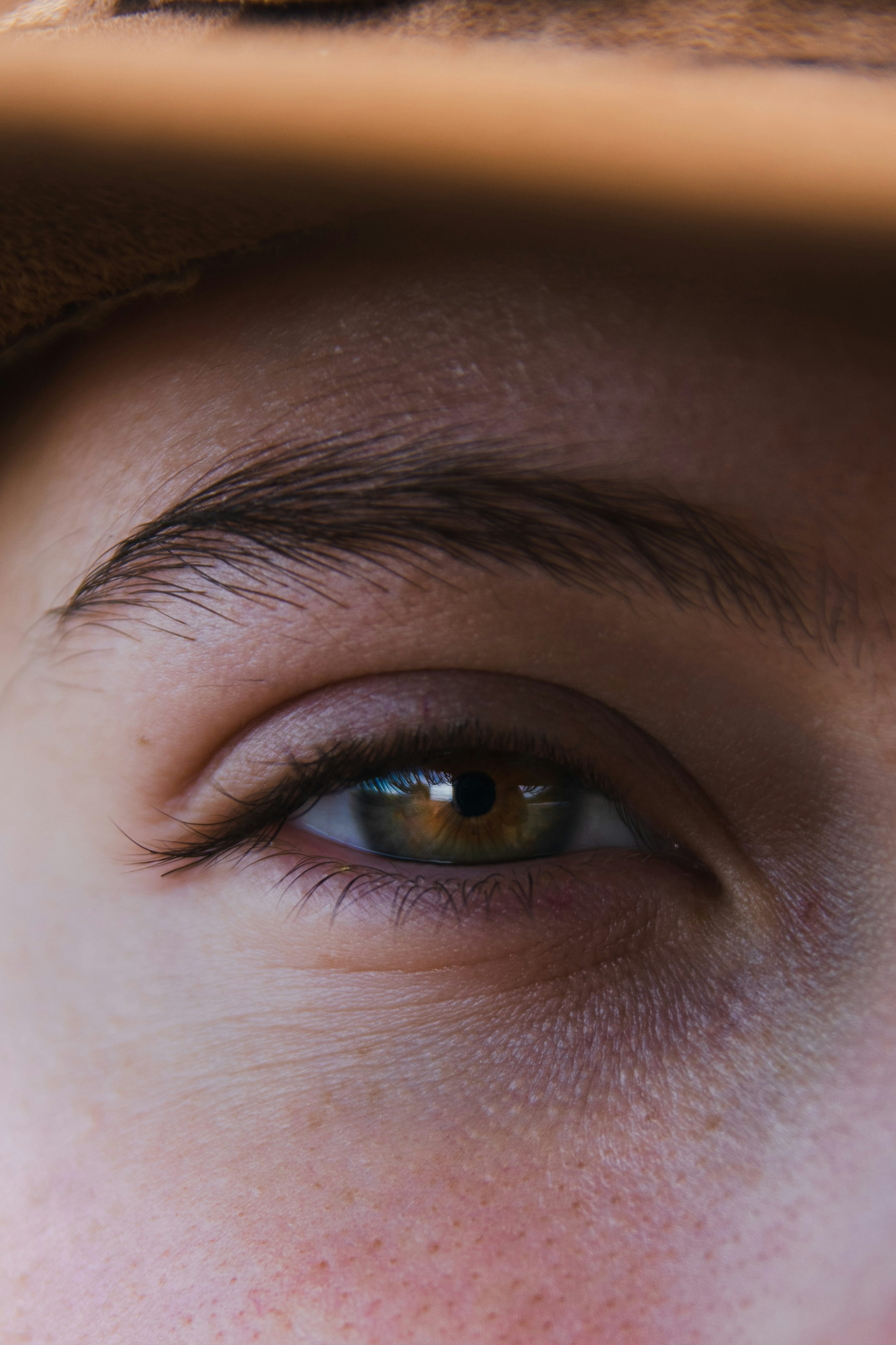 l’œil des personnes en gros plan