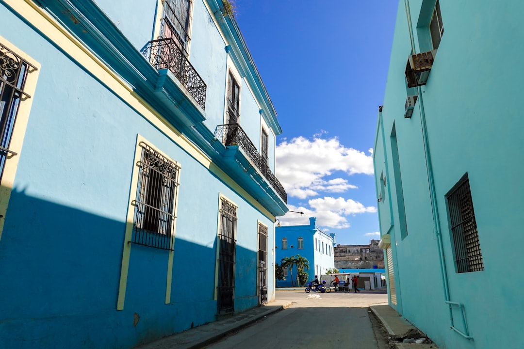 white and blue concrete building during daytime