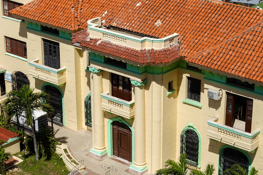 green and brown concrete building