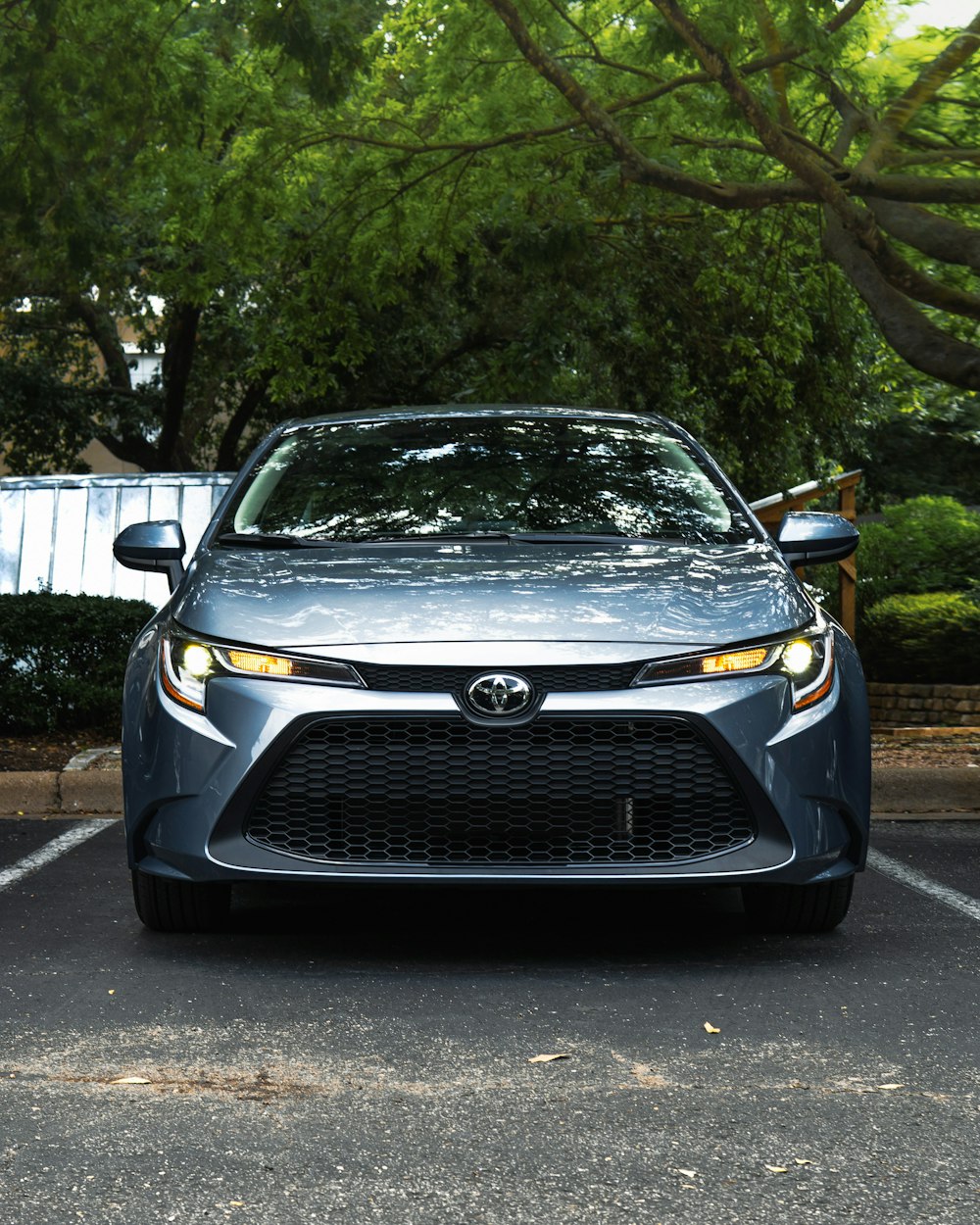Toyota Corolla with a car wrap