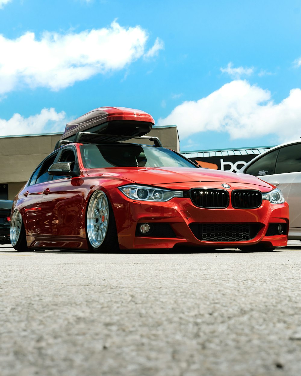 red bmw m 3 coupe