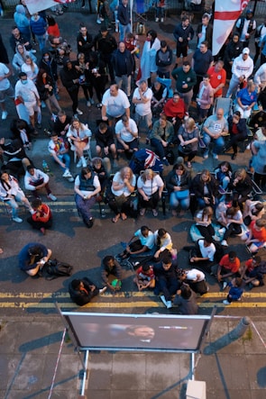A captivating scene from an international film festival celebrating sports.