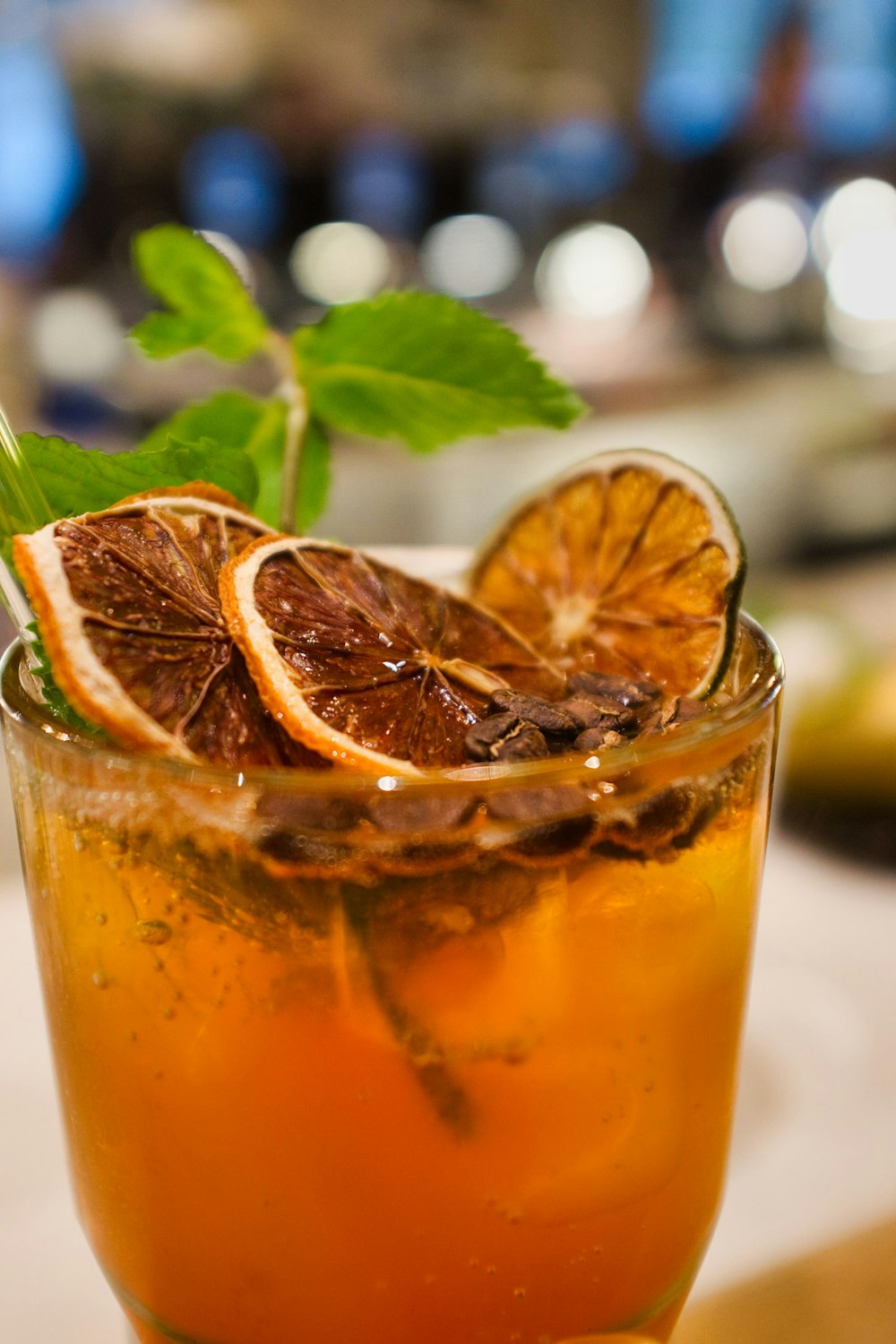 clear drinking glass with orange juice