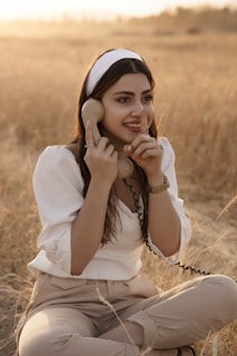 woman in white long sleeve dress