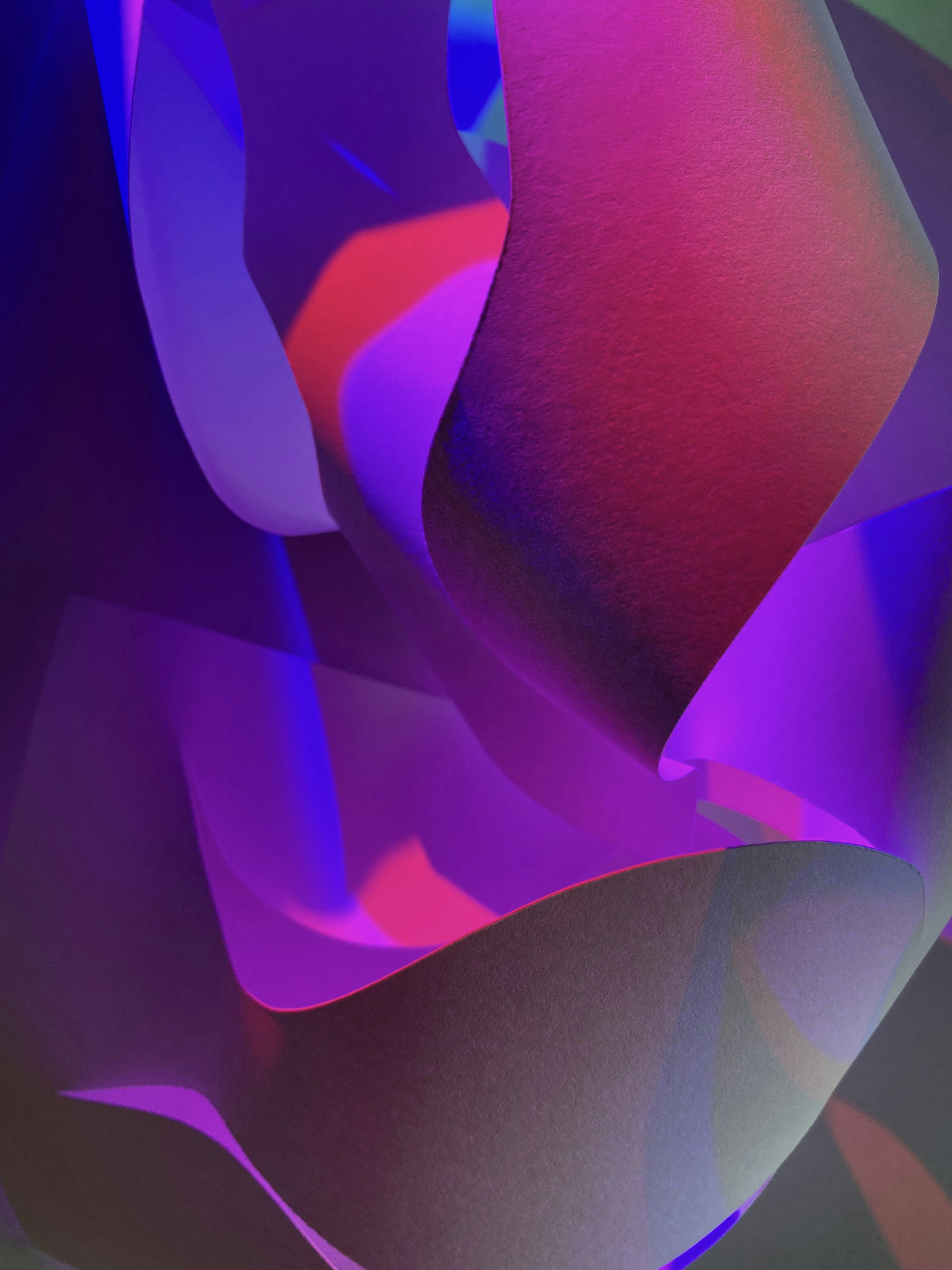 purple and blue abstract art