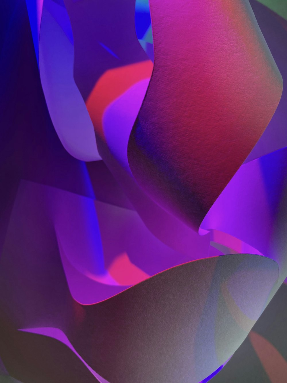 purple and blue abstract art