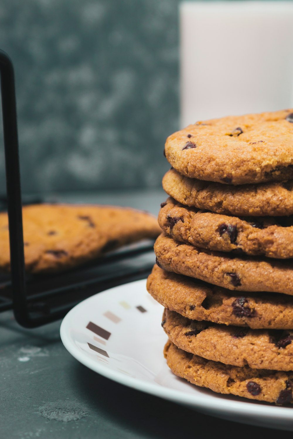 cookies on white ceramic plate