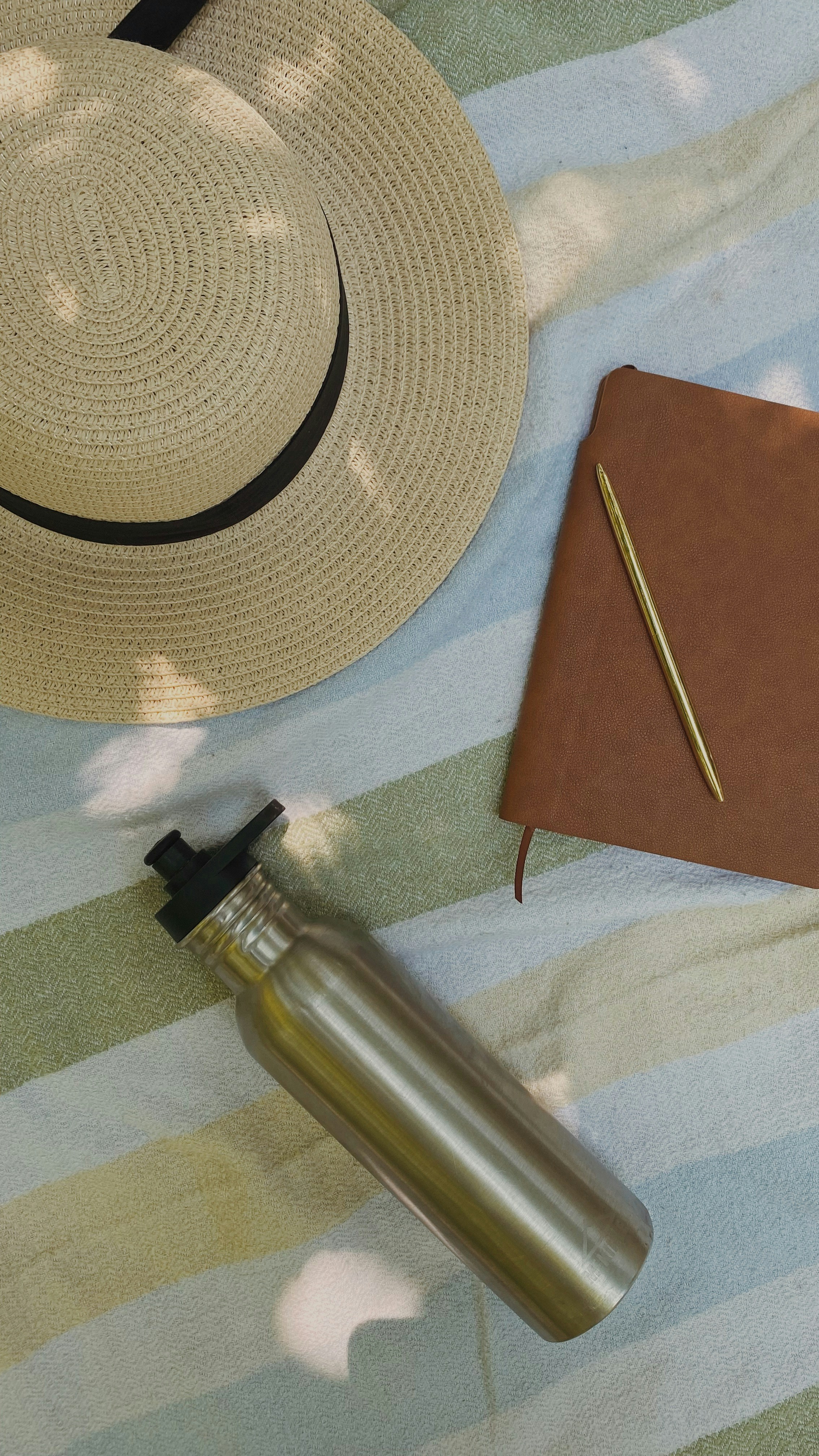 How to Plan a Weekend Getaway Without Breaking the Bank – stainless steel bottle on brown table mat