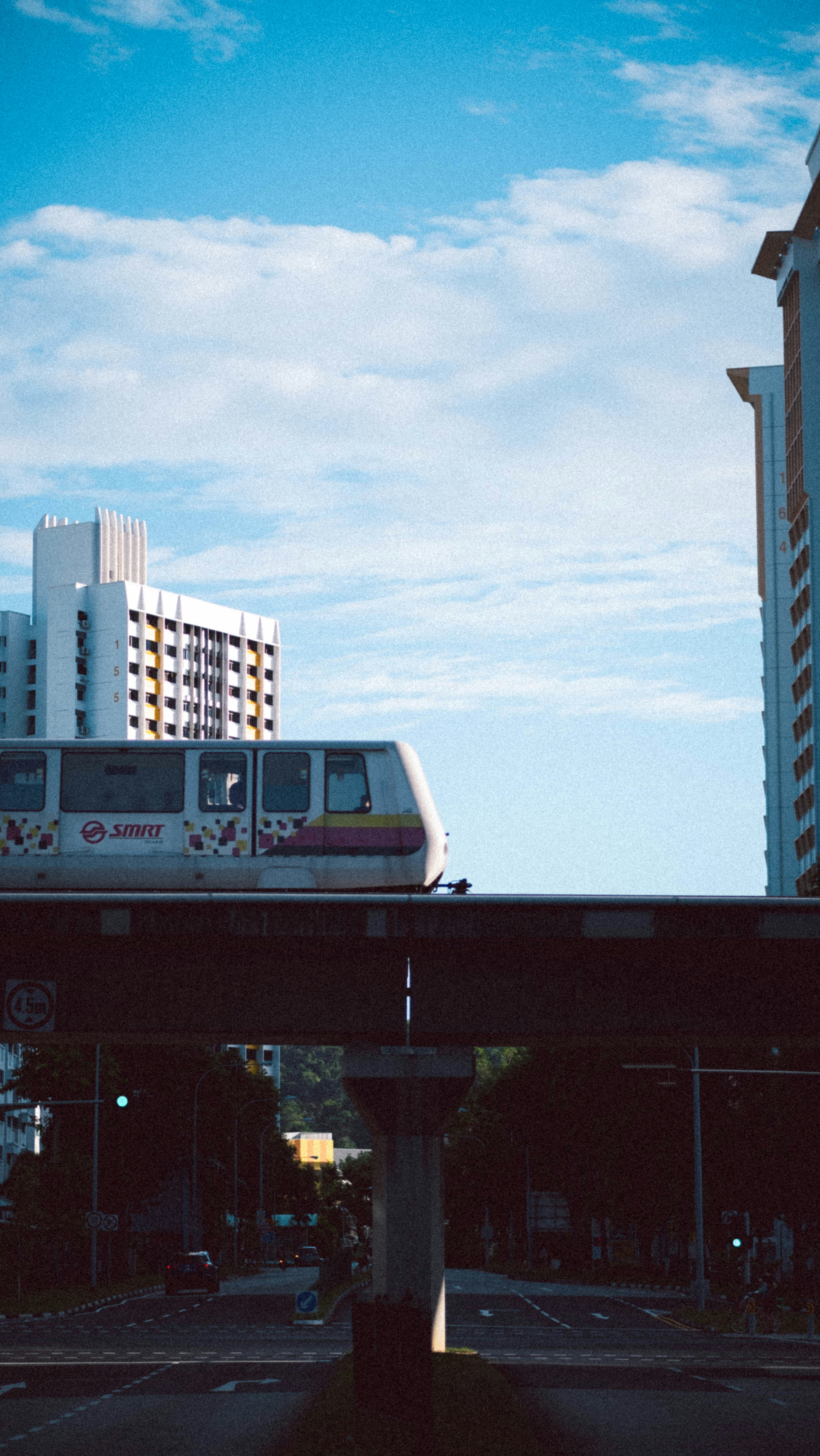 white and blue bus on road during daytime