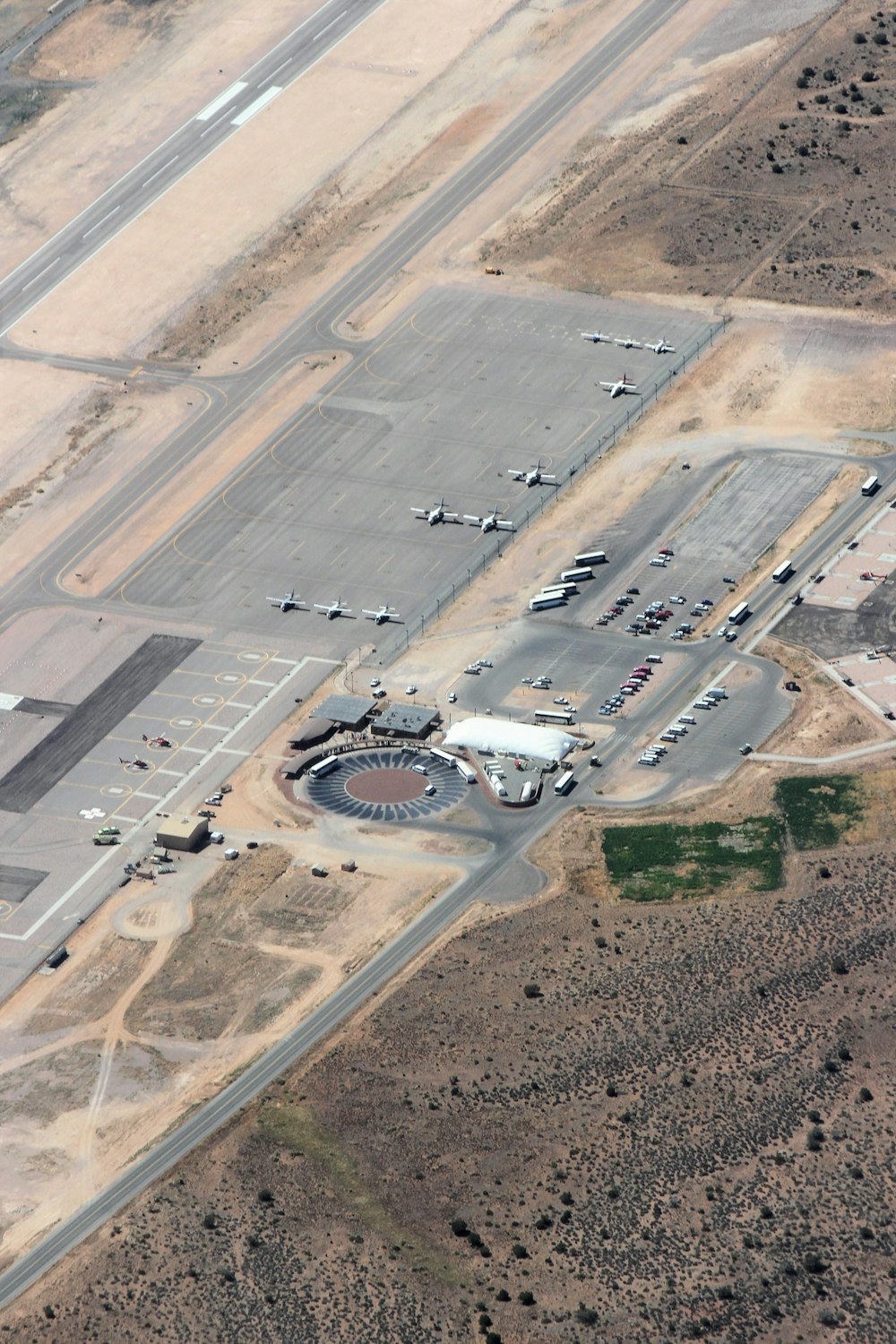 aerial view of cars on road during daytime