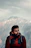 man in red and black jacket