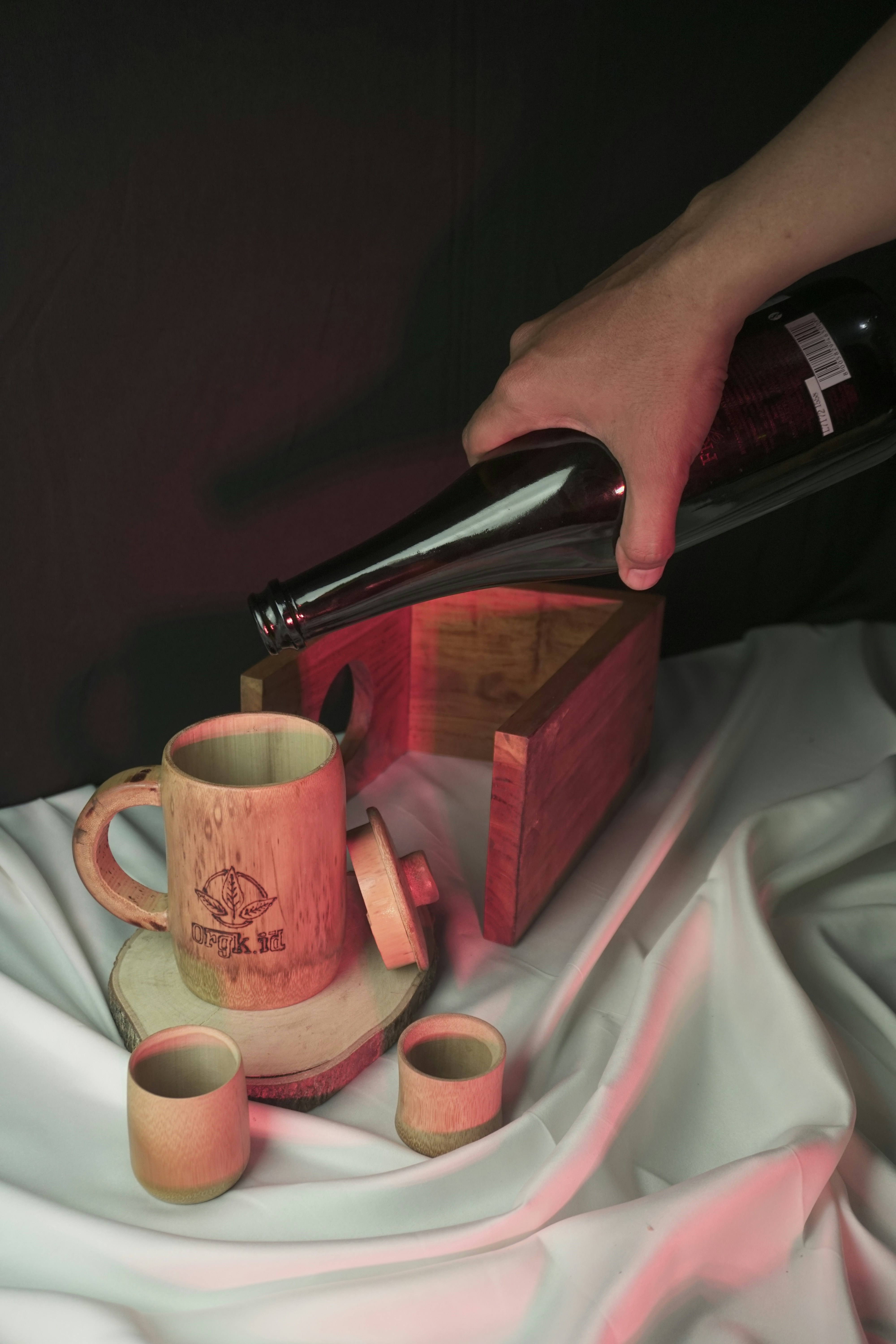 person holding stainless steel fork and bread knife