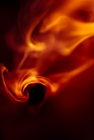 orange and yellow fire illustration