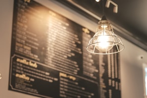 black and white pendant lamp