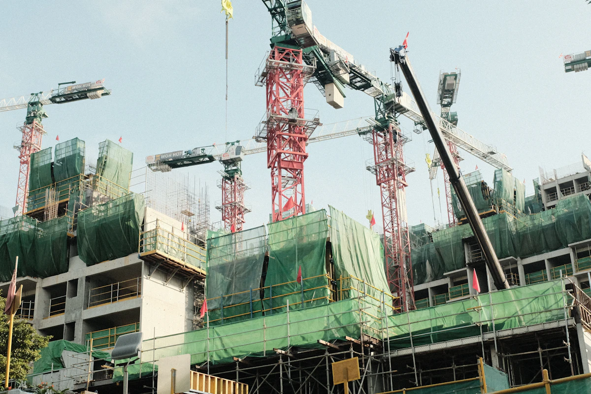 proses ekspor material konstruksi di pelabuhan Tanjung Priok Indonesia