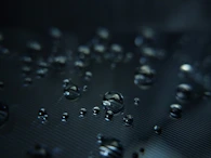 water droplets on glass surface