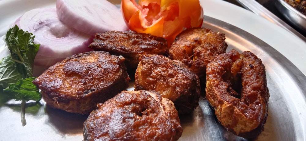 brown chocolate cookies on white ceramic plate