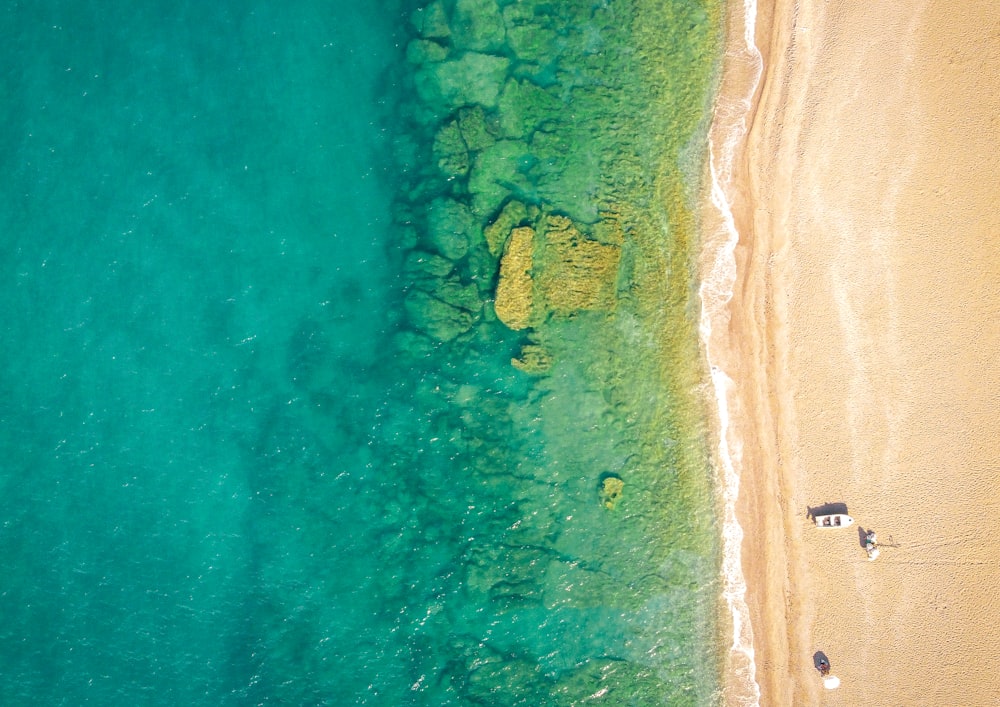 aerial view of body of water during daytime