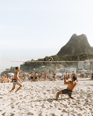 people on beach during daytime, Ipanema beach, Rio de Janeiro, Brazil