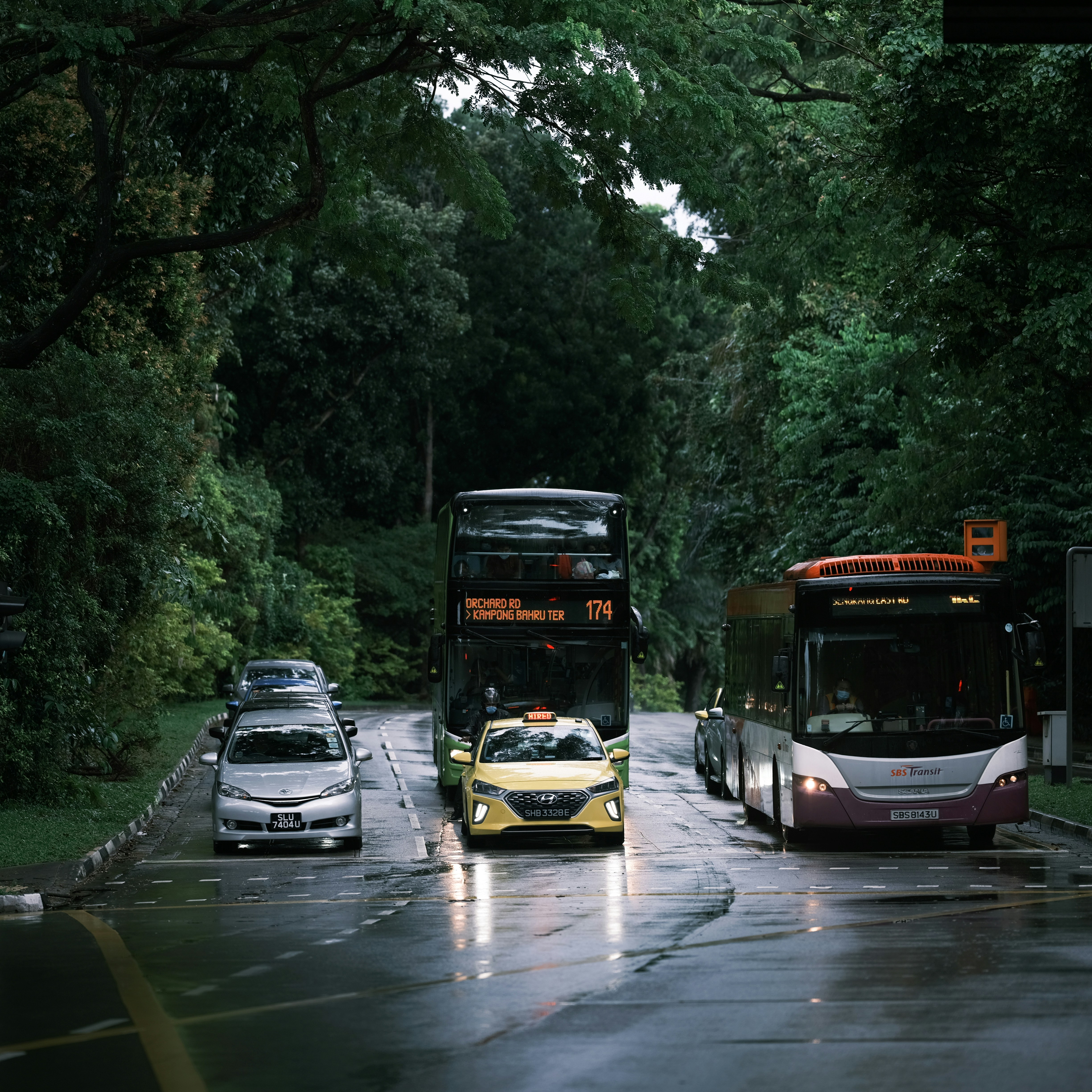 cars on road during daytime