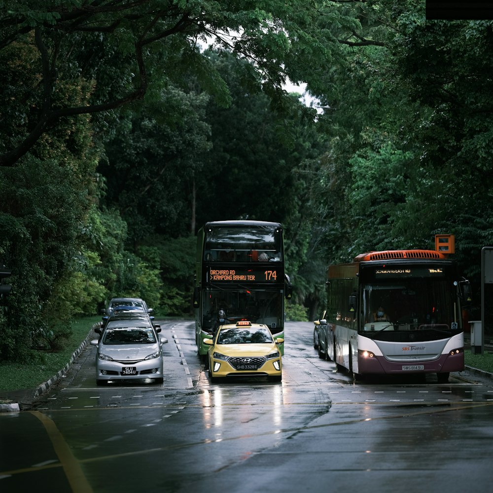 cars on road during daytime