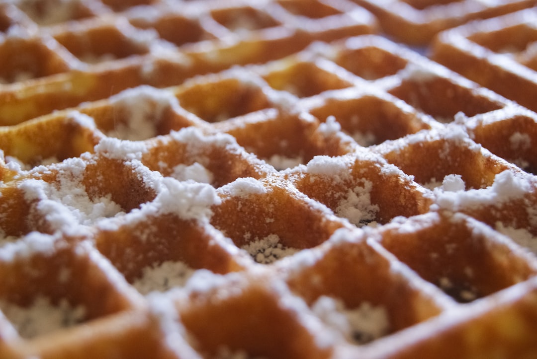 brown and white square pattern